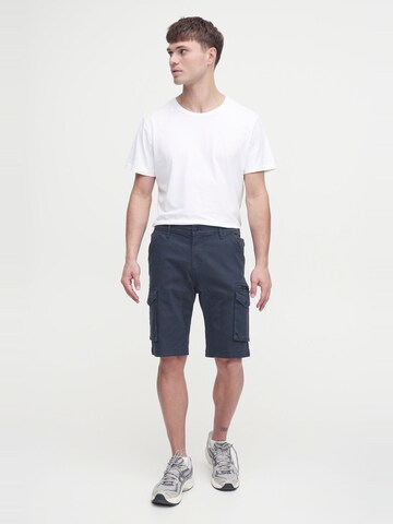 INDICODE JEANS Regular Cargo trousers ' Ronjo ' in Blue