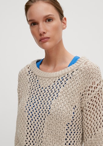 Pull-over comma casual identity en beige