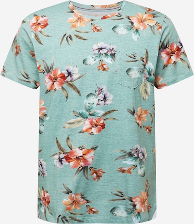 COLOURS & SONS T-Shirt en jade / mélange de couleurs, Vue avec produit