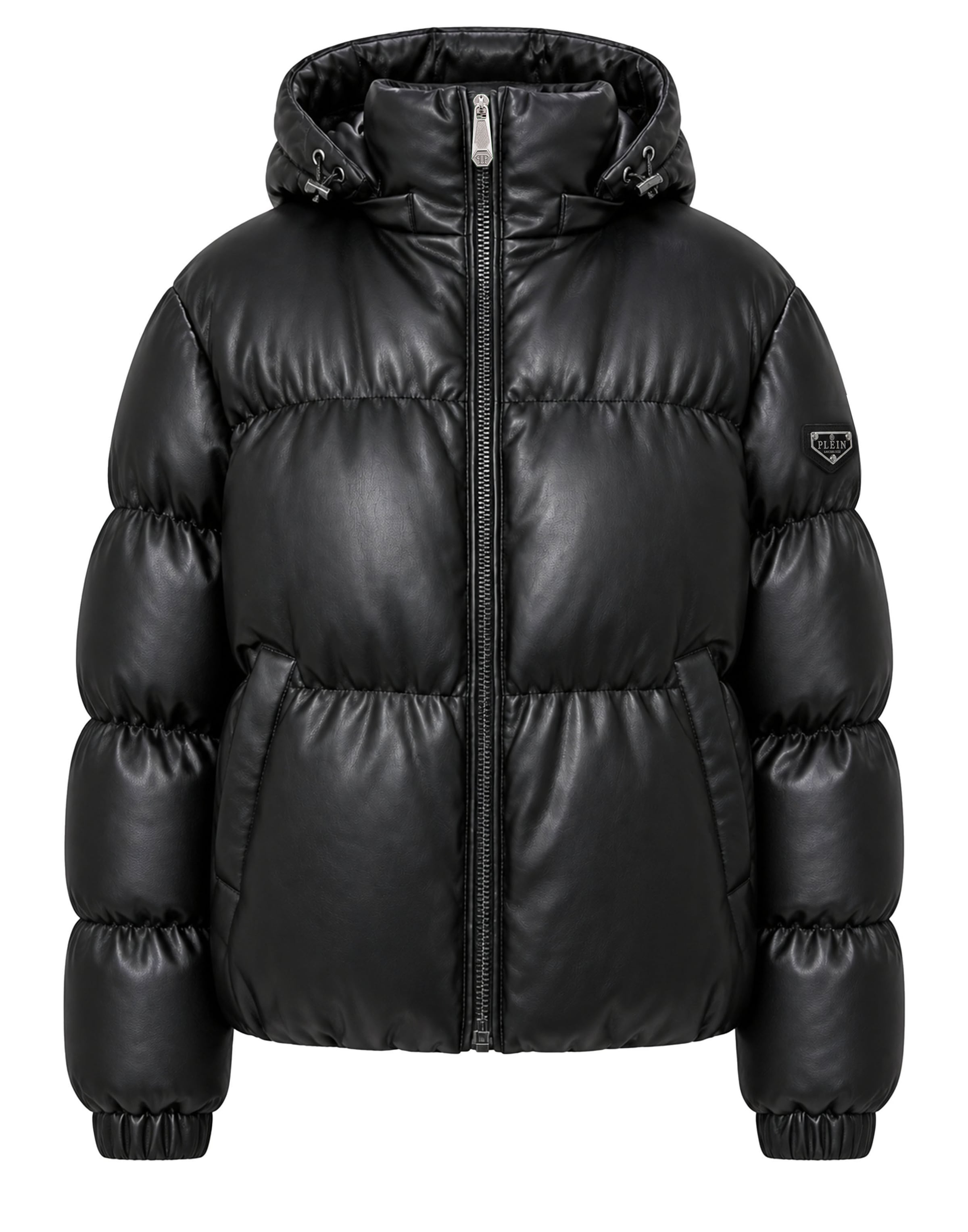 Veste d’hiver Philipp Plein en noir : devant
