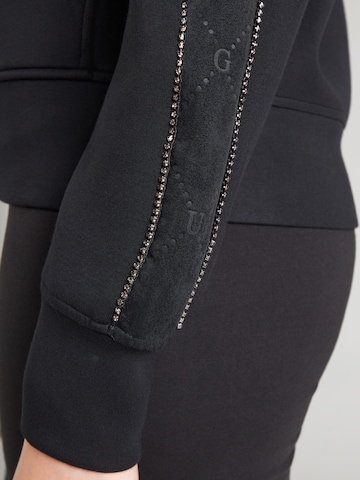 GUESS Zip-Up Hoodie in Black