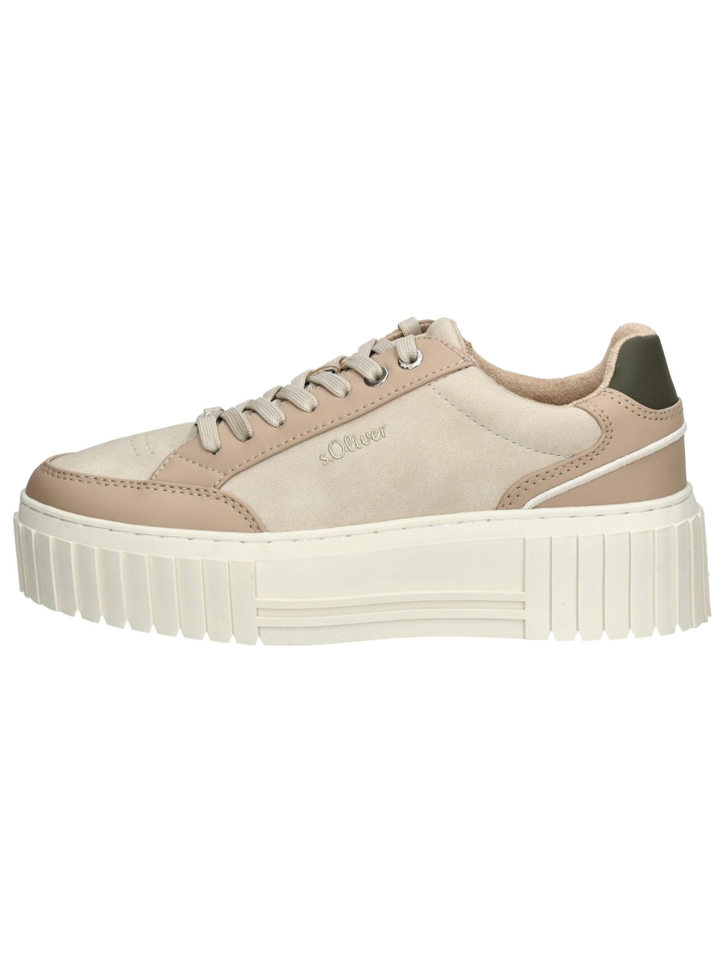 s.Oliver Sneakers laag in Beige