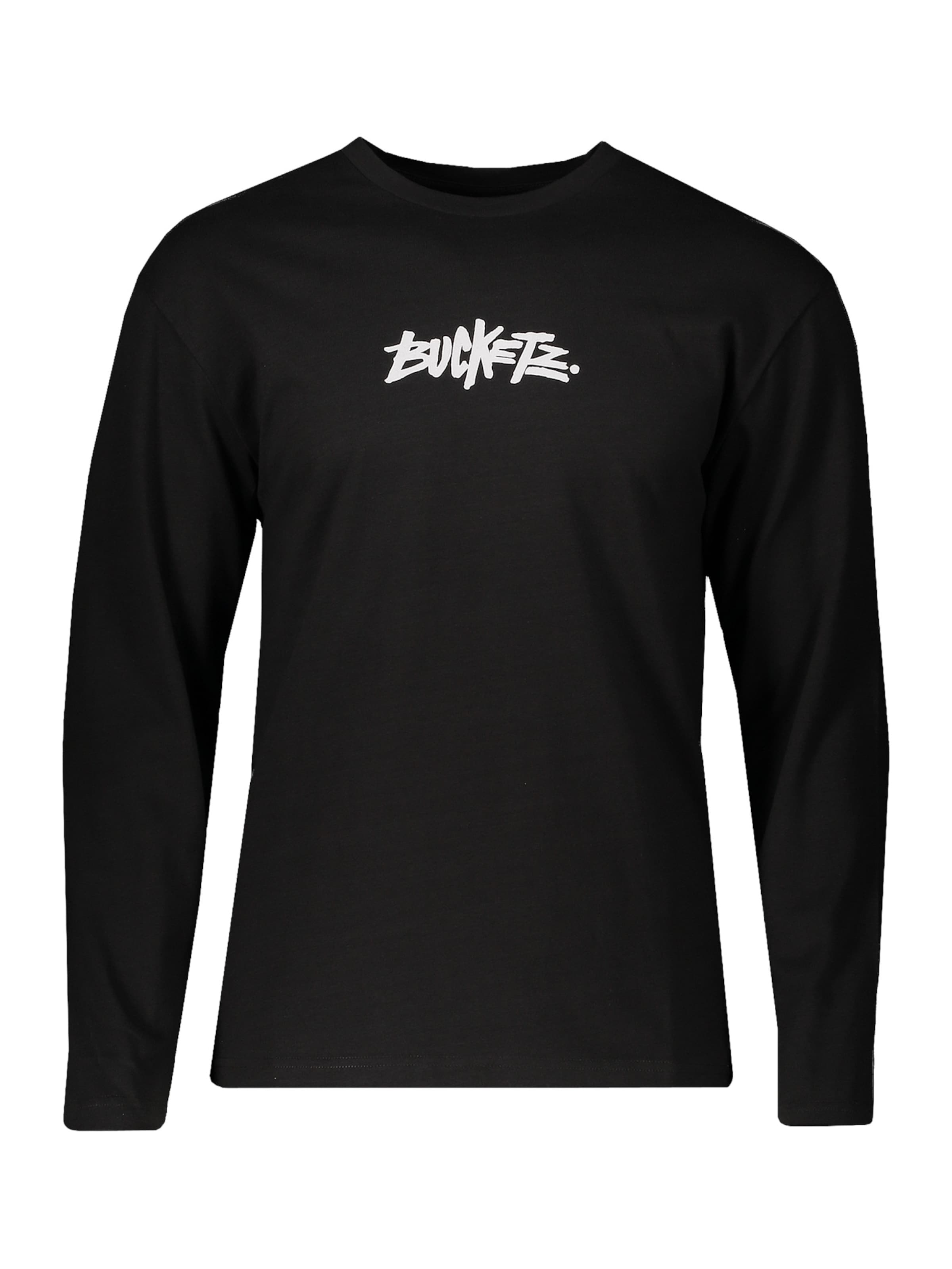 Bucketz Shirt in Schwarz: Vorderseite