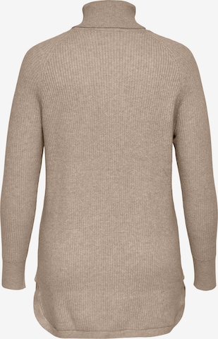 ONLY Carmakoma Pullover 'Fia Katia' in Braun