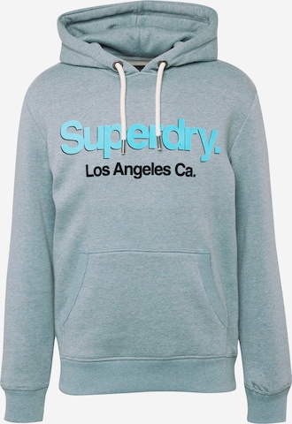 Superdry Sweatshirt in Green: front