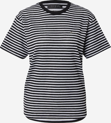 T-shirt 'SARA' GUESS en noir : devant