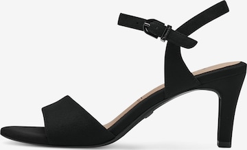 TAMARIS Strap sandal in Black