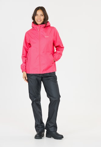 Weather Report Weatherproof jacket 'Pack'way' in Pink