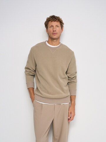 Salsa Jeans Sweatshirt in Beige: Vorderseite