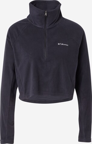 COLUMBIA Sportief sweatshirt 'Glacial™' in Zwart: voorkant