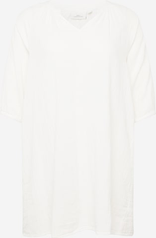 Robe-chemise 'THYRA' ONLY Carmakoma en blanc : devant