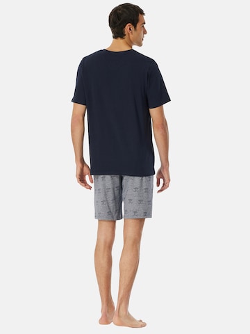 SCHIESSER Pajama short in Blue