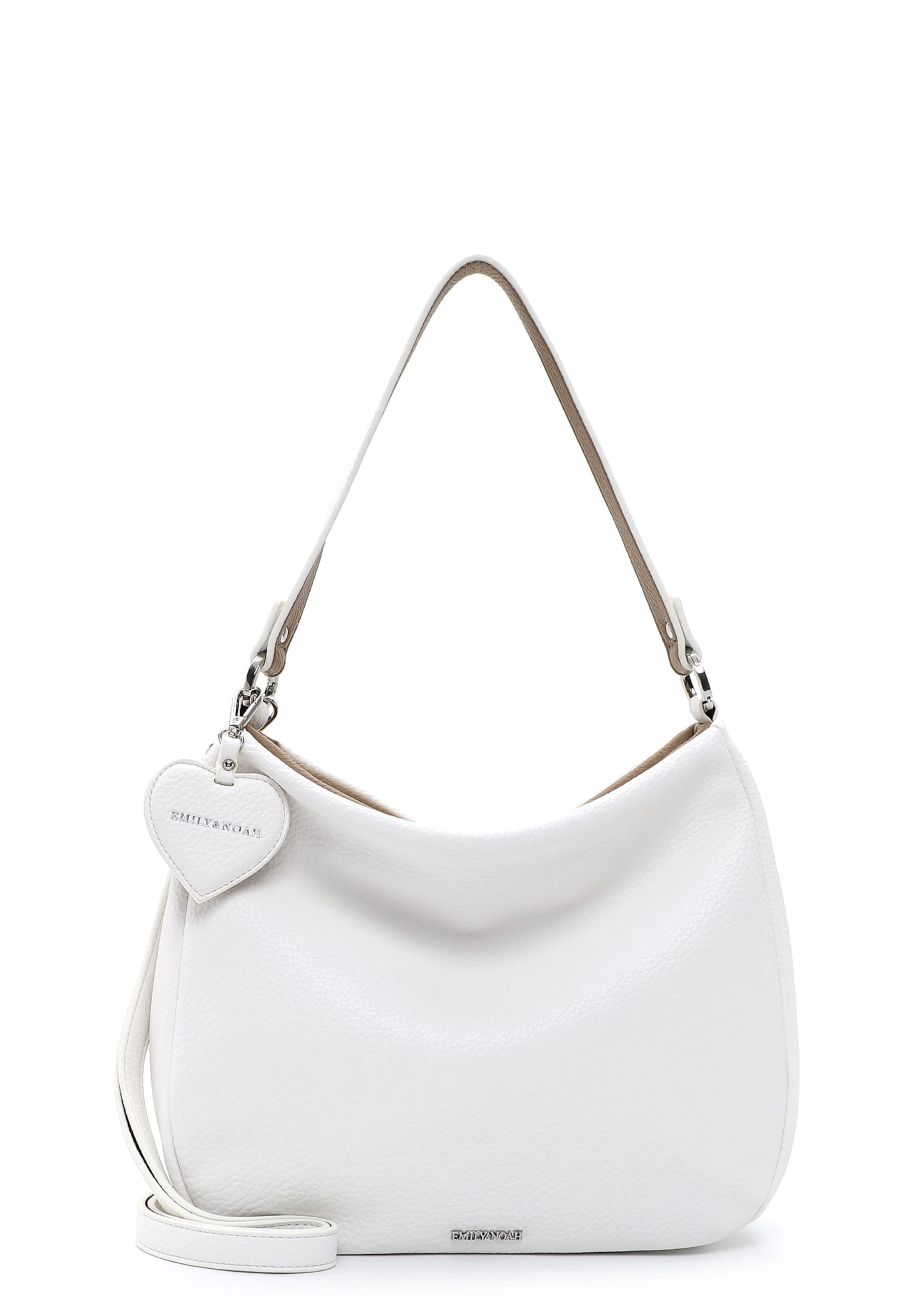 Emily & Noah Schoudertas 'Enie' in Wit: voorkant