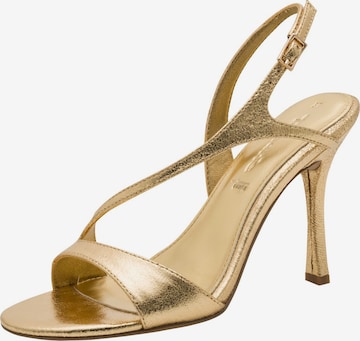 Tamaris Sandaal in Goud: voorkant