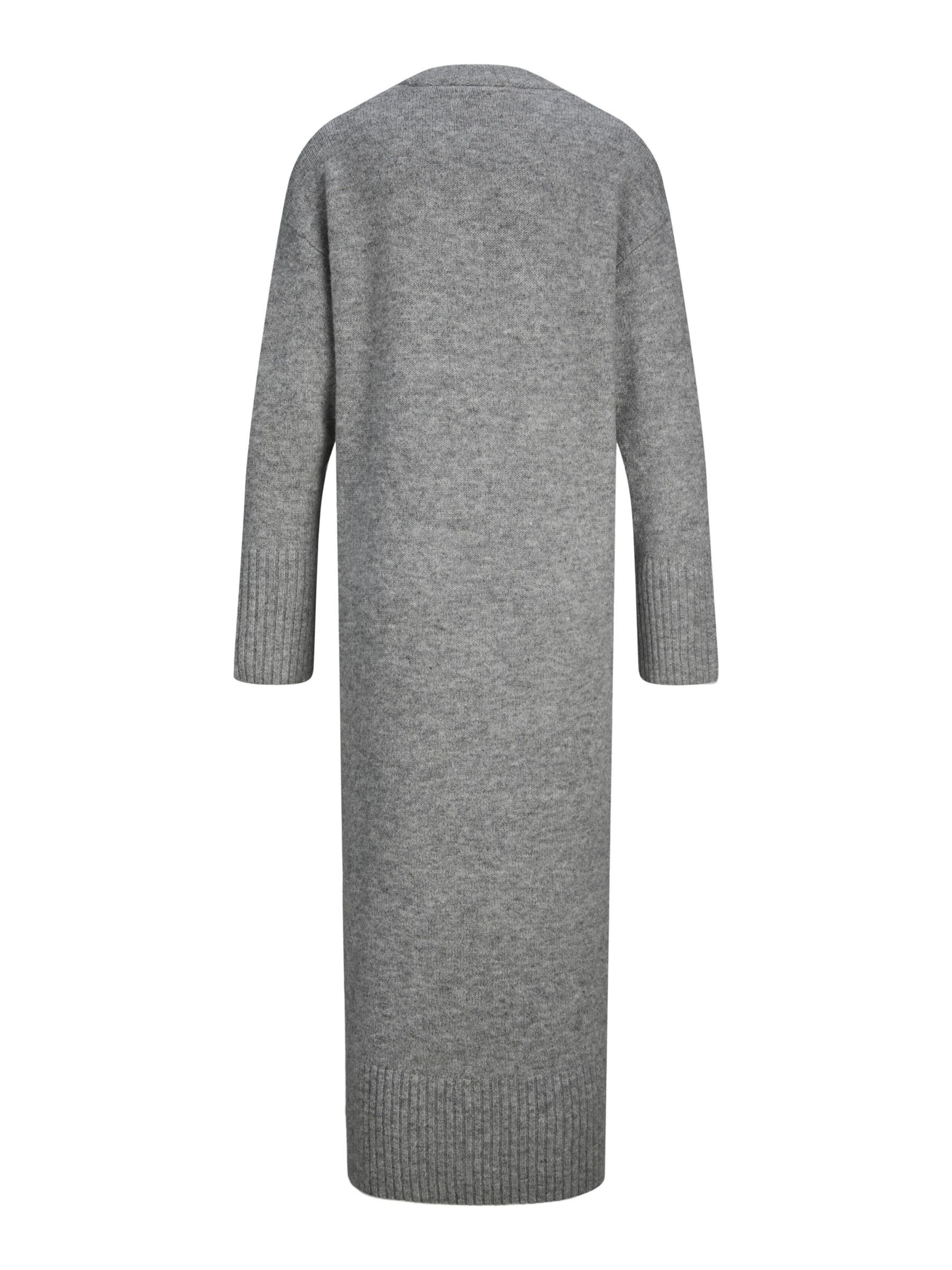 JJXX Gebreide jurk 'OLINE' in Grijs