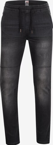 INDICODE JEANS Pants 'Fabrizio' in Black: front