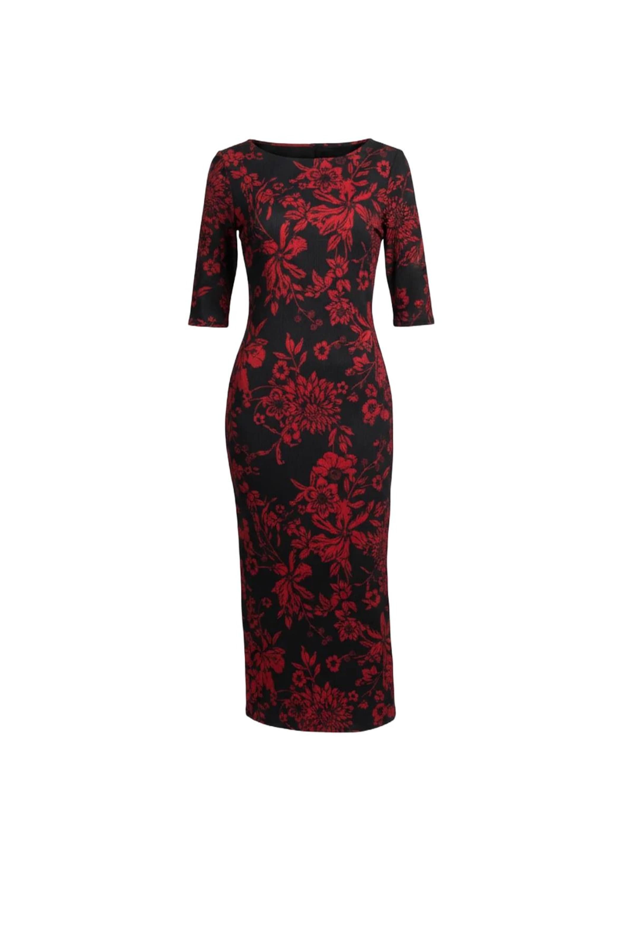 No Matter What Kleid in Rot: Vorderseite