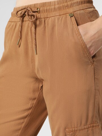 Rich & Royal Regular Cargo Pants in Brown