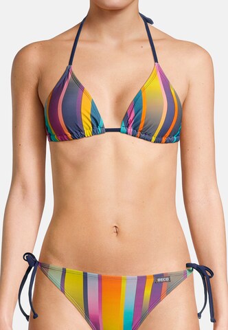 BECO the world of aquasports Triangle Bikini 'Summer Stripes' in Mixed colors