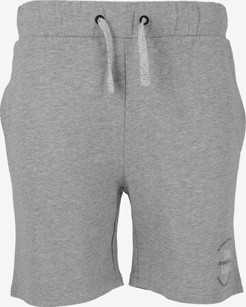 Cruz Regular Workout Pants 'Carter' in Grey: front