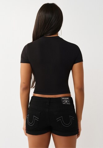 True Religion T-Shirt 'Baddie' in Schwarz