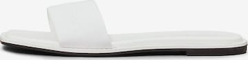 Mule Calvin Klein en blanc : devant