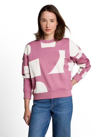 TOM TAILOR DENIM Sweatshirt in Pink: Vorderseite