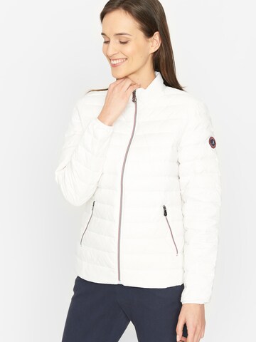 Sea Ranch Between-Season Jacket in White: front