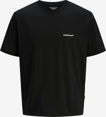 T-Shirt 'JORSplit' JACK & JONES en noir : devant