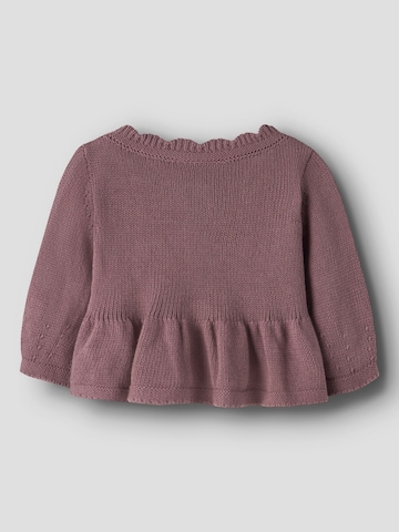 Lil'Atelier Gebreid vest in Roze