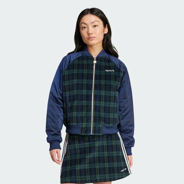 ADIDAS ORIGINALS Jacke 'Tartan' in Blau: Vorderseite