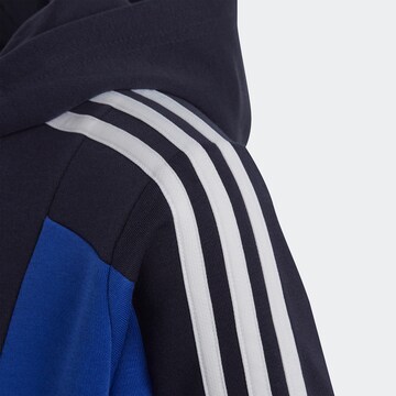 ADIDAS SPORTSWEAR Athletic Sweatshirt 'Colorblock 3-Stripes' in Black