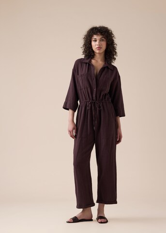 CALZEDONIA Jumpsuit in Brown: front