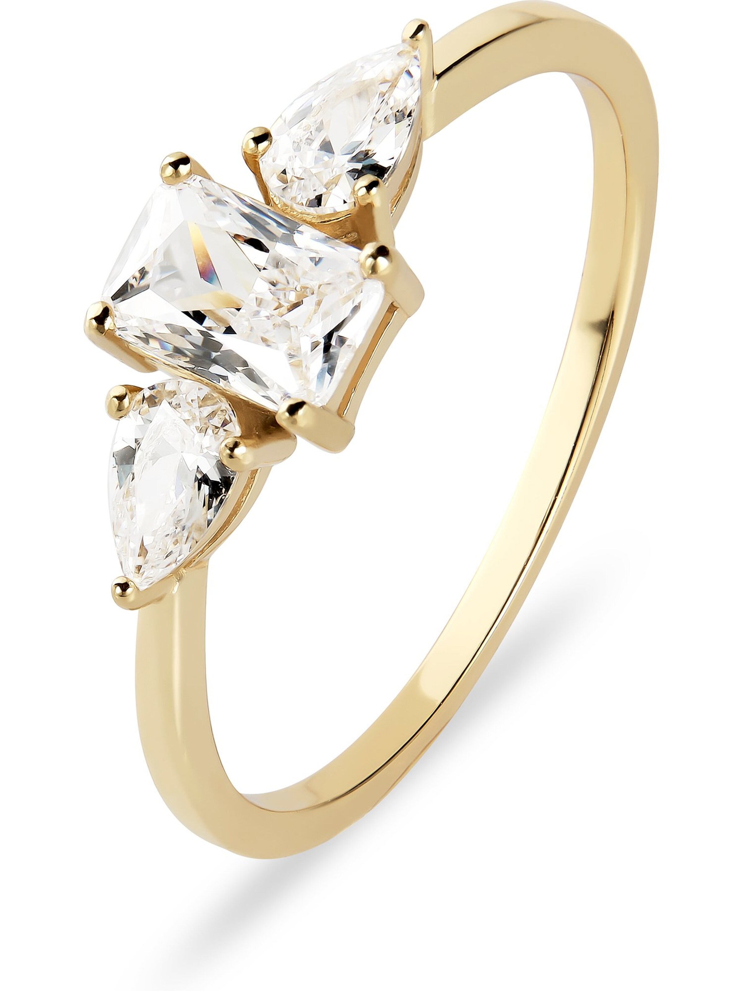 CHRIST Ring in Gold: front