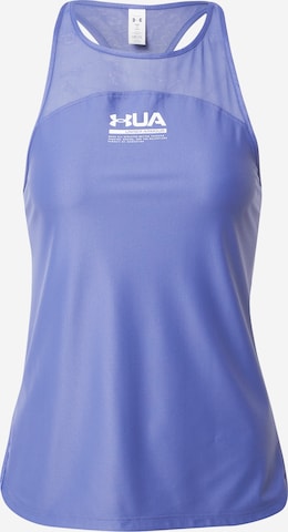 UNDER ARMOUR Sports Top in Purple: front