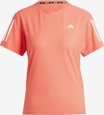 T-shirt fonctionnel 'Own the Run' ADIDAS PERFORMANCE en orange : devant