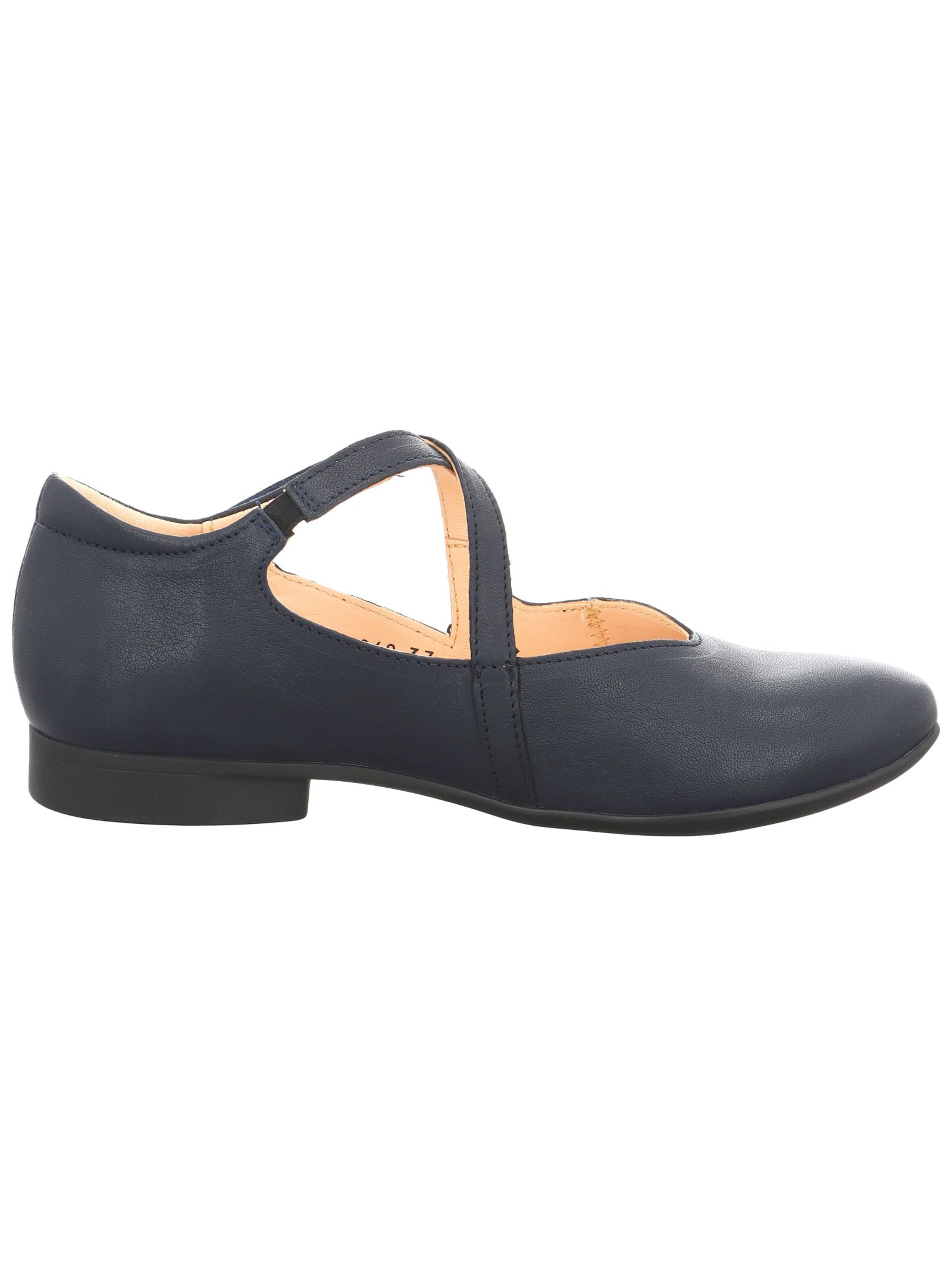 THINK! Ballet Flats with Strap 'Guad2' in Blue