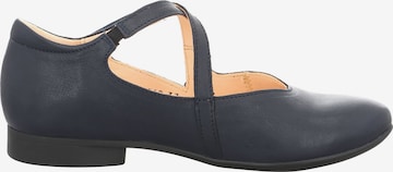 THINK! Ballet Flats with Strap in Blue