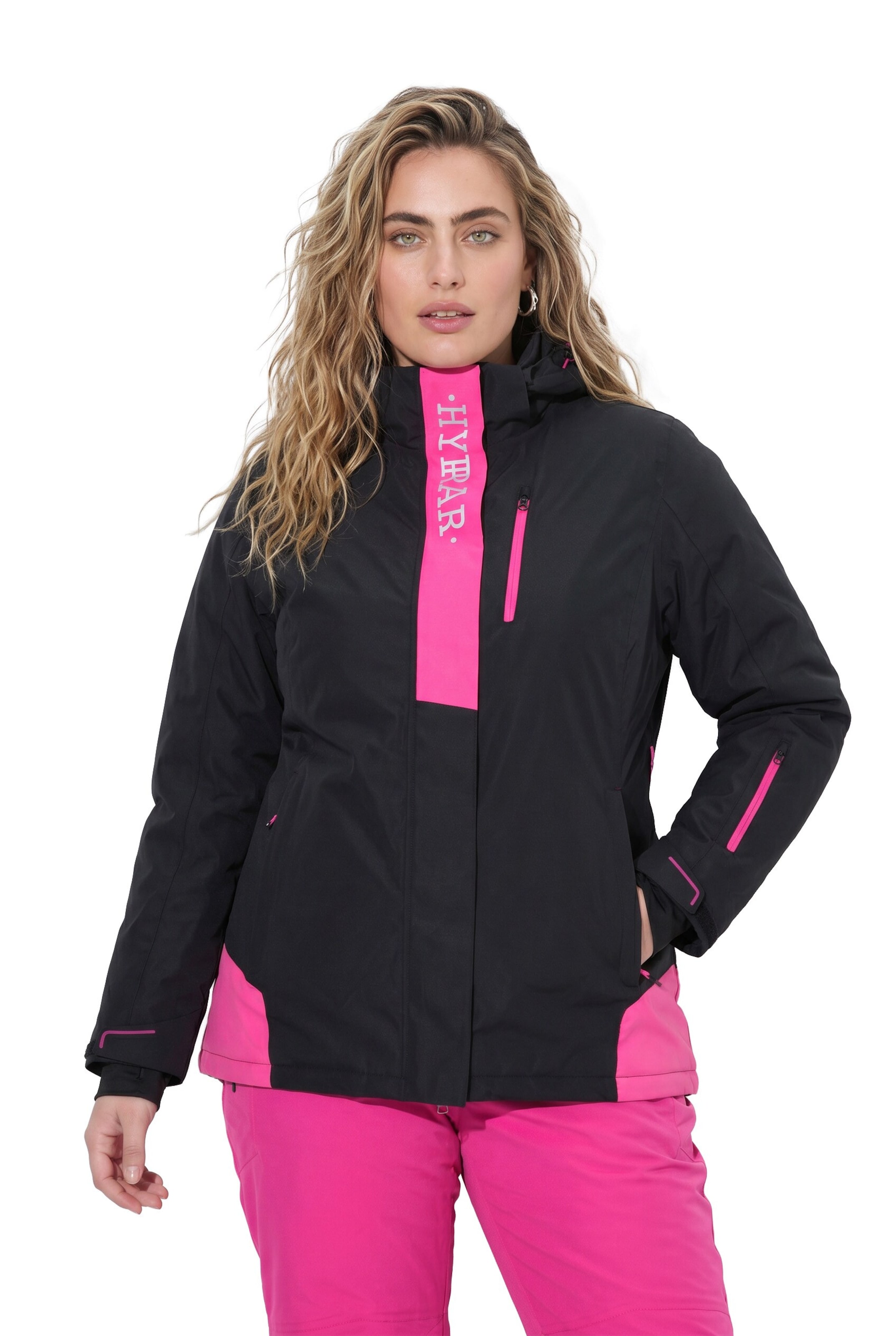 Ulla Popken Outdoor jacket in Black: front