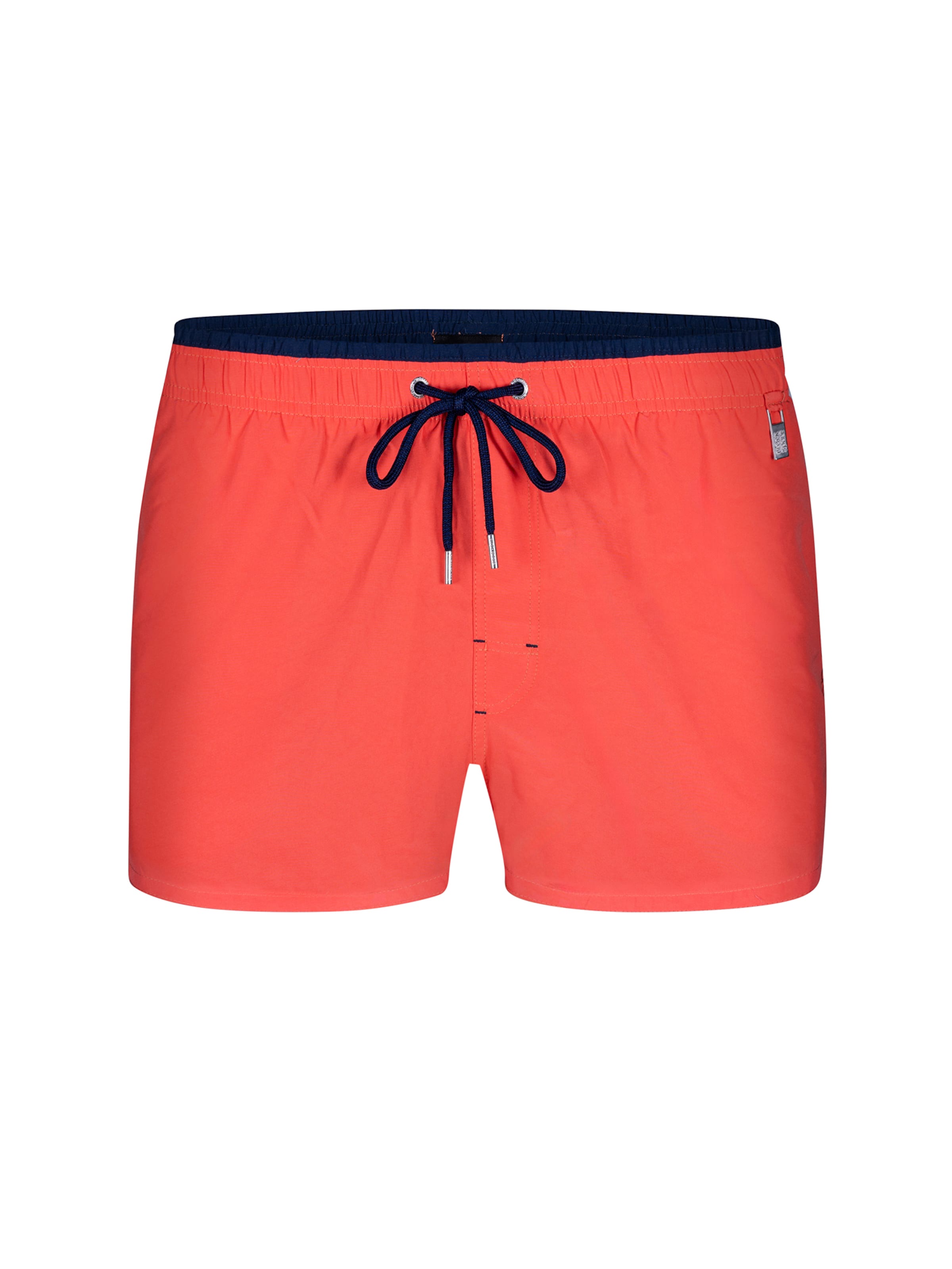 Blackspade Badeshorts ' Basic ' in Orange: Vorderseite