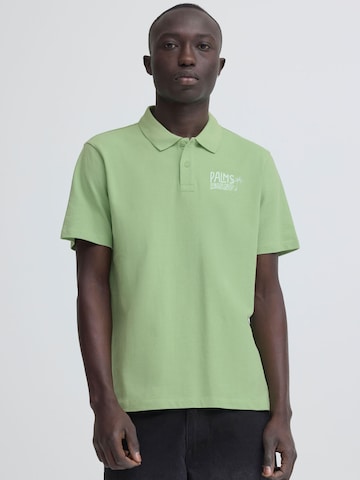 BLEND Shirt ' BHMaille Polo ' in Groen: voorkant
