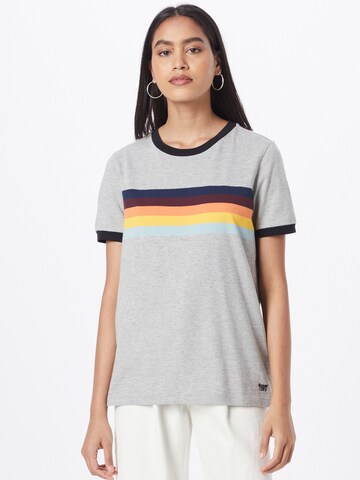 Superdry T-Shirt 'Cali' in Grau: predná strana