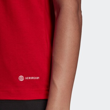 ADIDAS SPORTSWEAR - Camisa funcionais 'Entrada 22' em vermelho