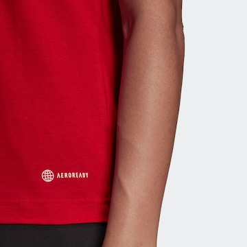 ADIDAS SPORTSWEARTehnička sportska majica 'Entrada 22' - crvena boja