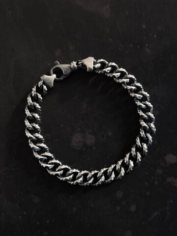 Braccialetto 'CRUMPLED' di REYTEL in argento