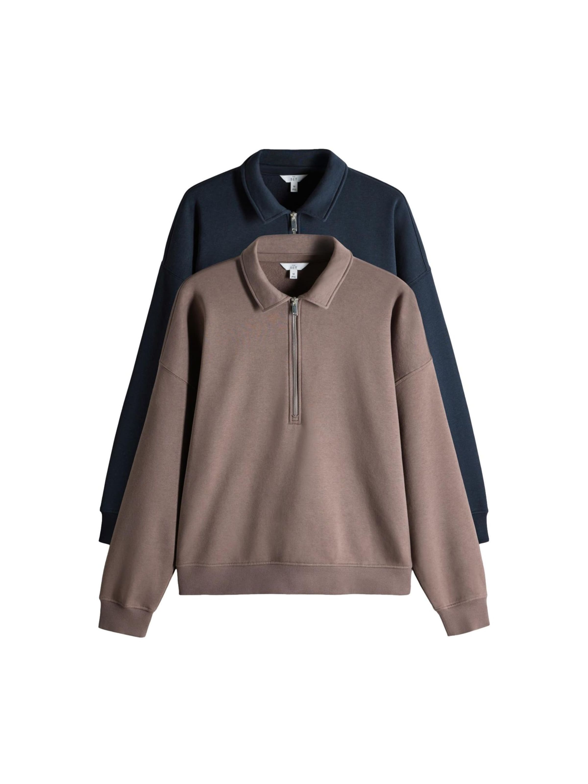 The Set - Sweatshirt em azul: frente