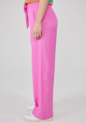 LIEBLINGSSTÜCK Loose fit Pleated Pants in Pink