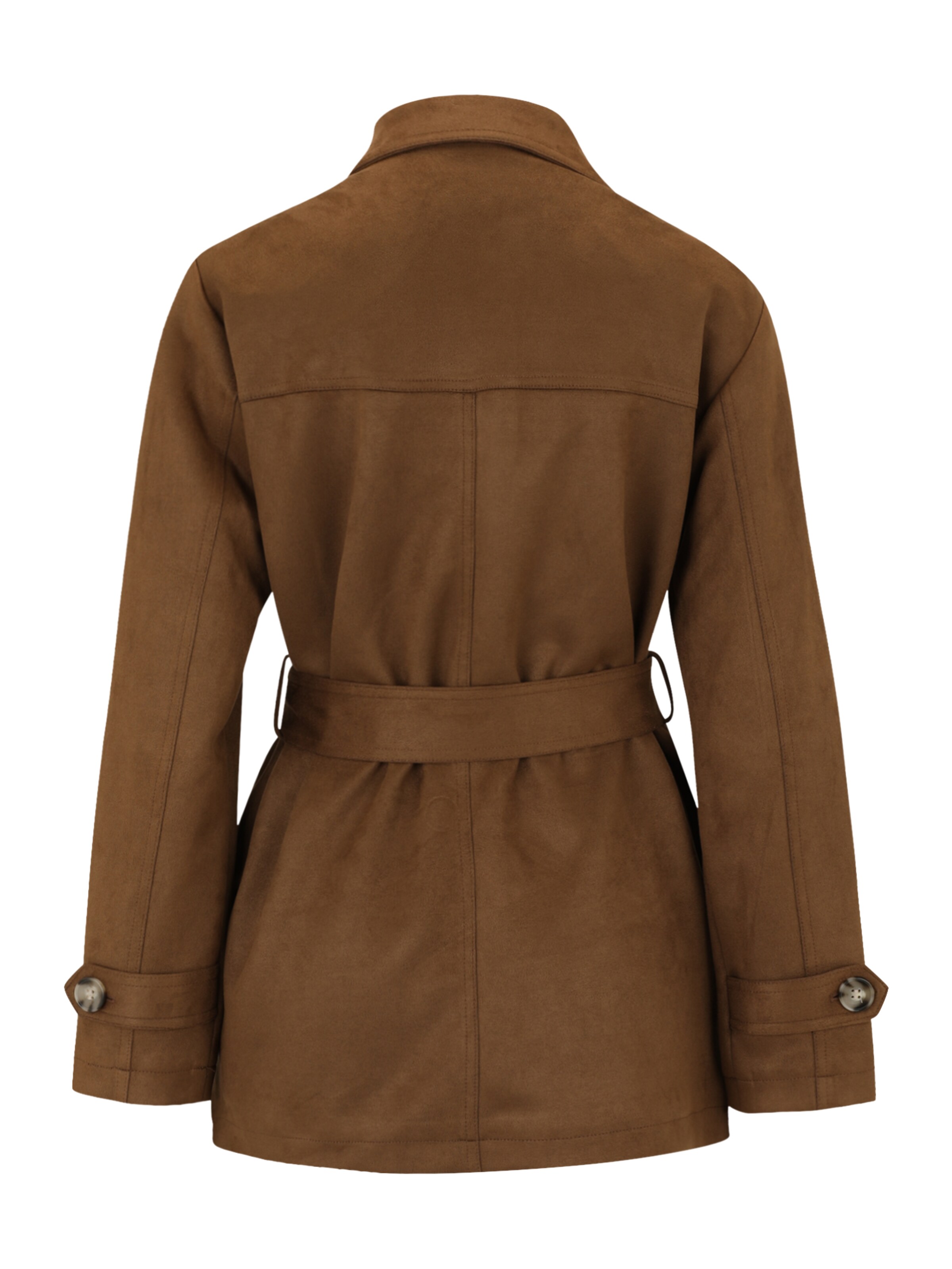 Only Petite - Sobretudo meia-estação 'ONLDIANE' em castanho