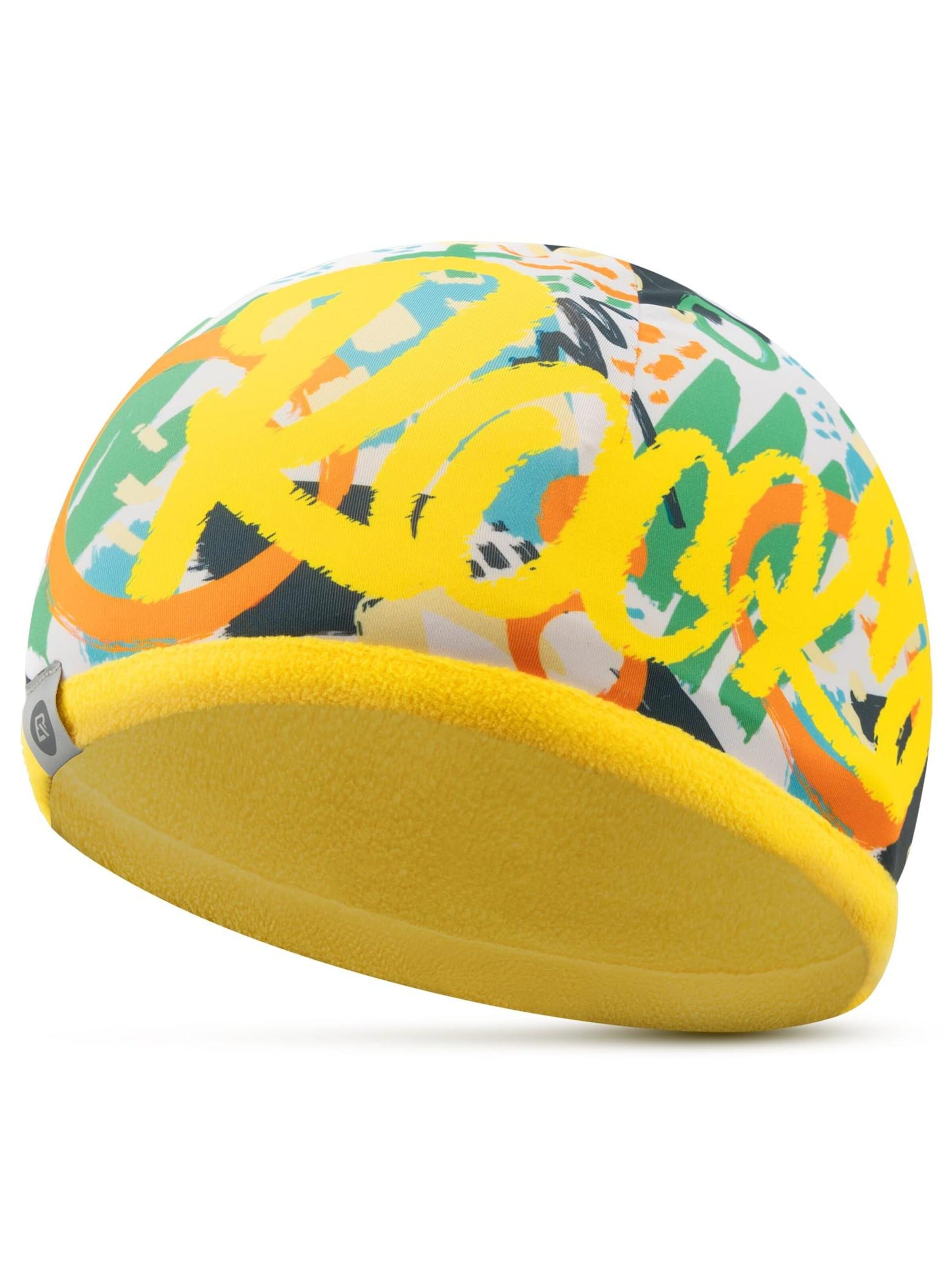 ROCKBROS Beanie 'Kinder Wintermütze Wendbar mit Ohrenschutz' in Yellow: front