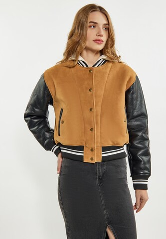 DreiMaster Vintage Демисезонная куртка в Коричневый: спереди